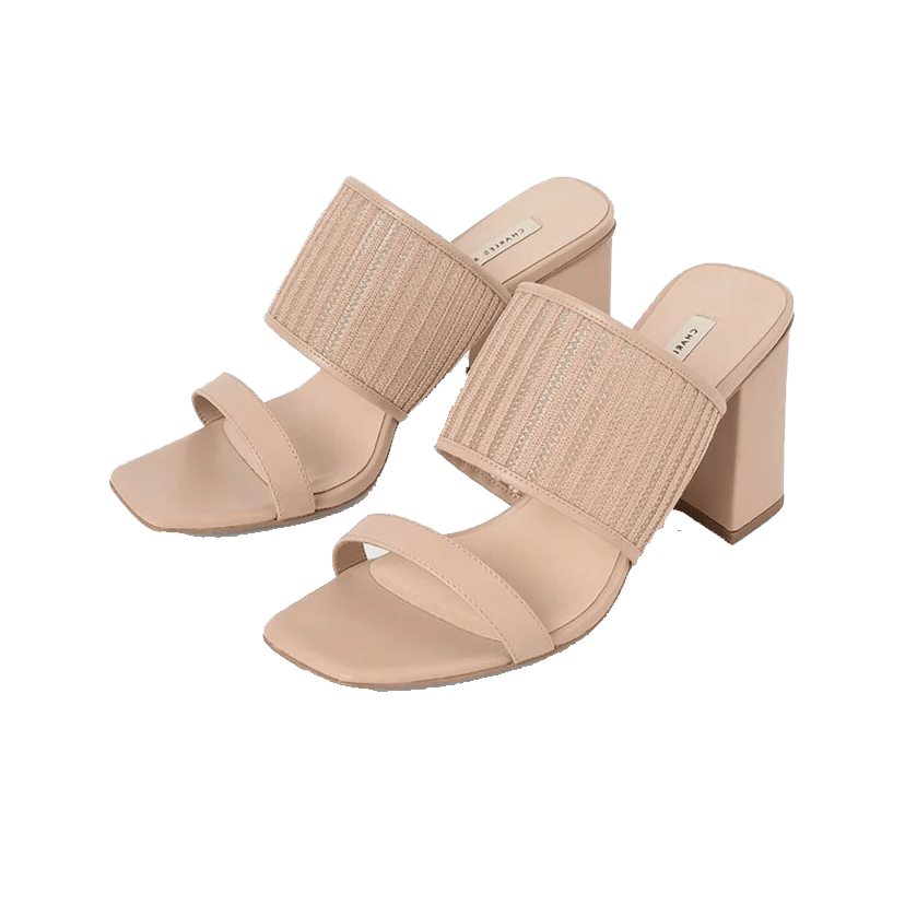 Giày Sandals Cao Gót Glittter